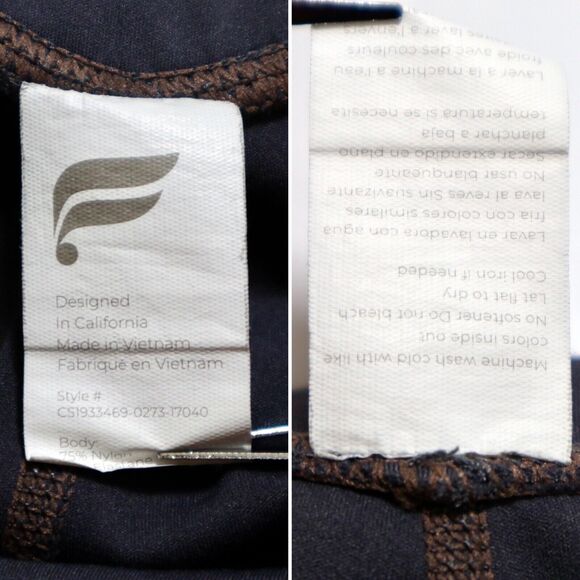 Fabletics Size S Trinity Motion365 High-Waisted Capri Leggings Iron Gray - Picture 9 of 9